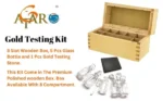 5Ps Gold Testing Glass Bottle Acid Box And 1 Stone 8 Compartments Kit For Gold - Image 10