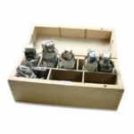 5Ps Gold Testing Glass Bottle Acid Box And 1 Stone 8 Compartments Kit For Gold
