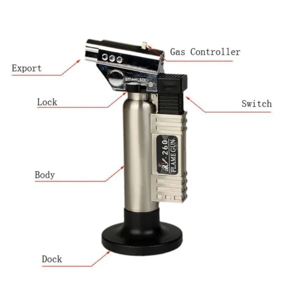 Micro Torch 260 Jet Butane Gas Torch Soldering Cooking & Craft Tool Refillable