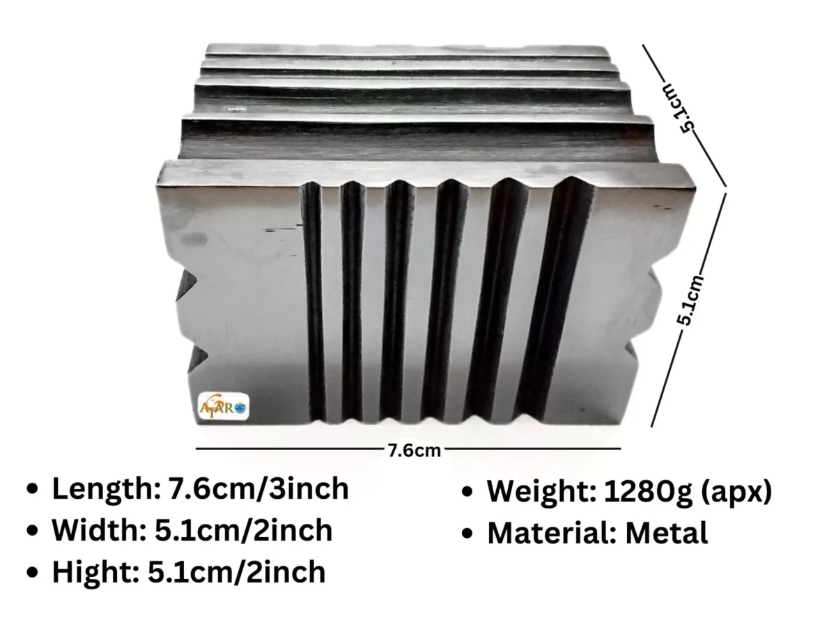 Hardened Solid Steel Grooved Multi Forming Swage Block Dapping Silver smith Tool - Image 1