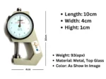 Pearl, Gem & Diamond Gauge Precision Dial Diamond Jewelers Measuring Tool