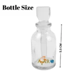 4ps Gold Testing Empty Reusable and Refillable Transparent Glass Bottles - Image 3