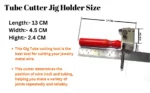 Vice Cutting Tube Cutter Jig Holder Jewelry Repair Adjustable Held Tube Cutter - Image 4