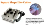 Jewelry Metal Sheet Cutting Tool Square Shape Disc Cutter for Metalsmith - Image 10