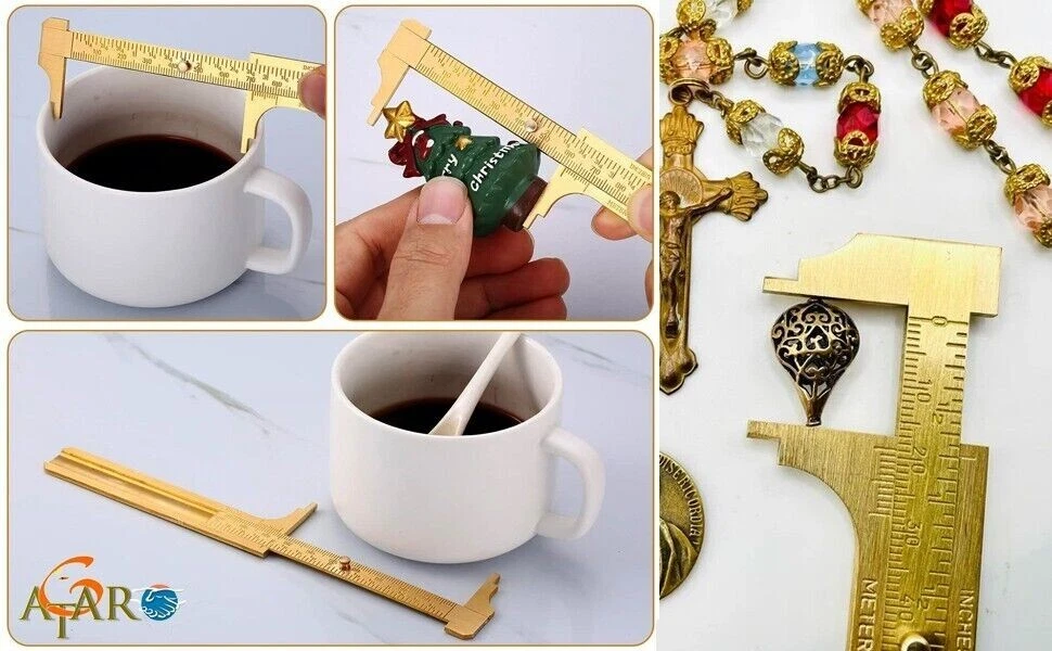 s-l1600 (7) Jewelers Jewelry Measuring Tool 100 mm 4.0" Gauge Vernier Measuring Tool ATSV1.. - Image 1